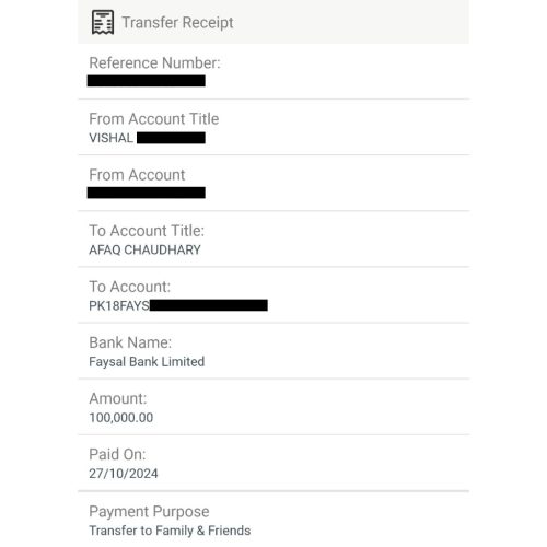 Afak Local Client Earning